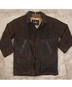 Barbour bushman clearance jacket xl