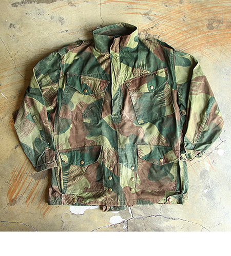 70`s Belgian Army Brush Stroke Camo Paratrooper Smock Jacket (105)]